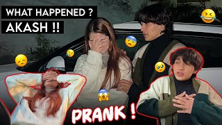 PERIOD CRAMP PRANK ON A MALE FRIEND🥹 *he panicked*  || @theakashthapa4354 || AMULYA RATTAN