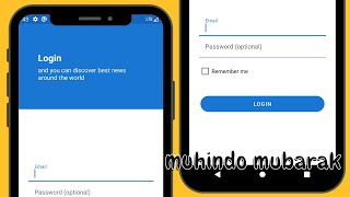 Day 10.  Android Material UI Challenge  - Login form screenshot 5