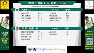 Mount Lawley - 4s v Perth - 4s