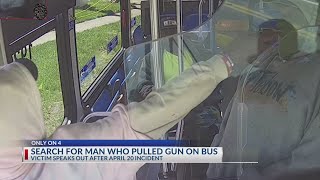 Victims speaks out after man points gun at him on COTA bus