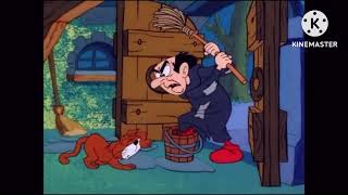 Gargamel tells Lord Licorice to get out