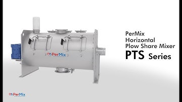 PerMix PTS Plow Share Horizontal mixers 3D demonstration video