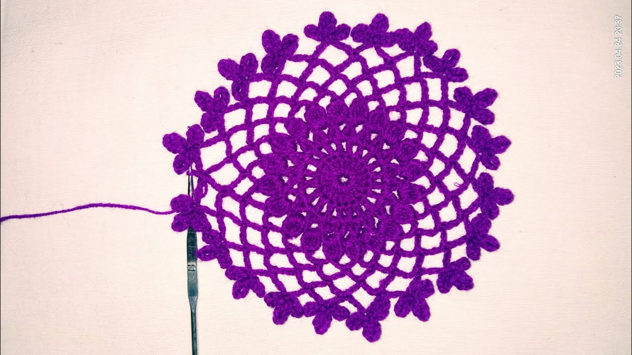 Easy crochet doily pattern YouTube