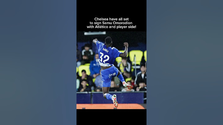 Chelssea have all setto sign Samu Omorodion with Atlético and player side!