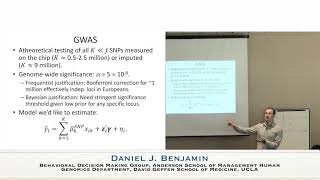11  Dan Benjamin, Gene Discovery 2 GWAS