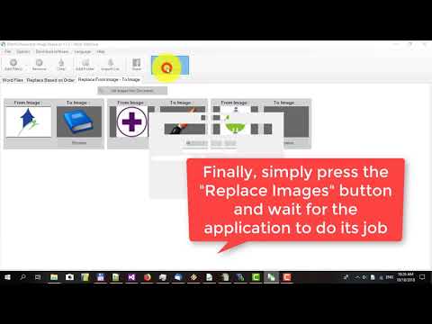 How to batch replace image in Word documents with Batch Document Image Replacer