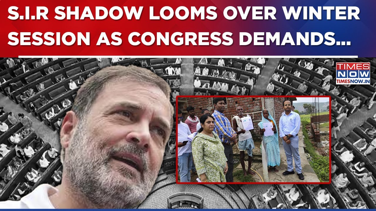 Congress Demands This As SIR Shadow Looms Over Parliament Winter Session, Stage Set For Showdown?