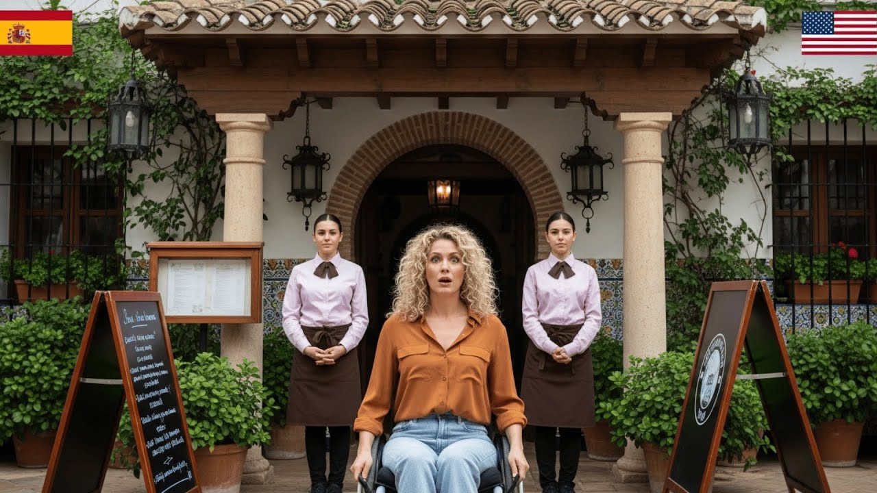 Turista británica en silla de ruedas llora por el trato cálido en España