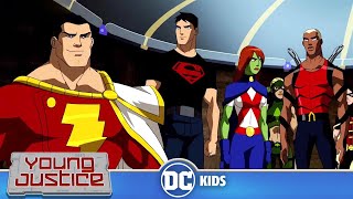 Young Justice | Shazam Hanging With Young Justice | @dckids