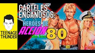 Carteles engañosos: Héroes de acción de los 80