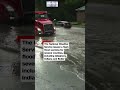 Water erupts from sewer after heavy rain in Pittsburgh