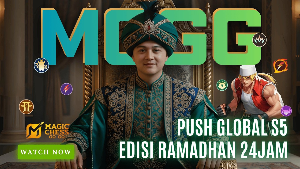 🔴 NAGATHON 24JAM GLOBAL S5 - LIVE MAGIC CHESS GO GO! #magicchessgogo #mcggidcreator