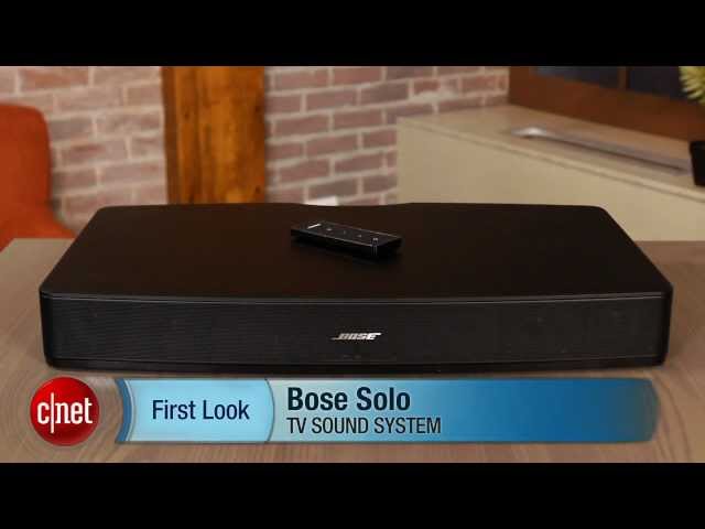Bose Solo TV sound system - Great-looking sound bar with decent