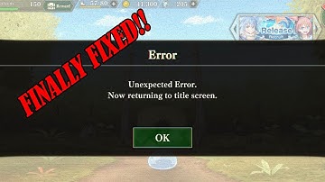 HOW TO FIX UNEXPECTED ERROR IN TENSURA SLIME: ISEKAI MEMORIES