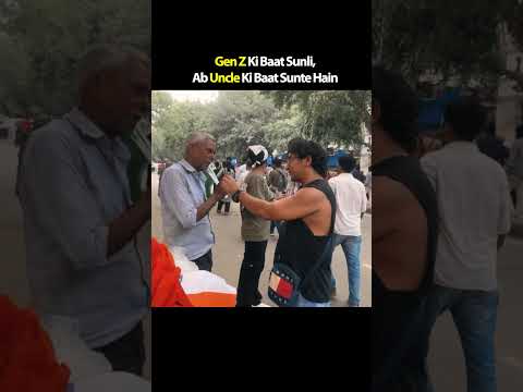Uncle Ji at Protest | Appurv Gupta aka GuptaJi