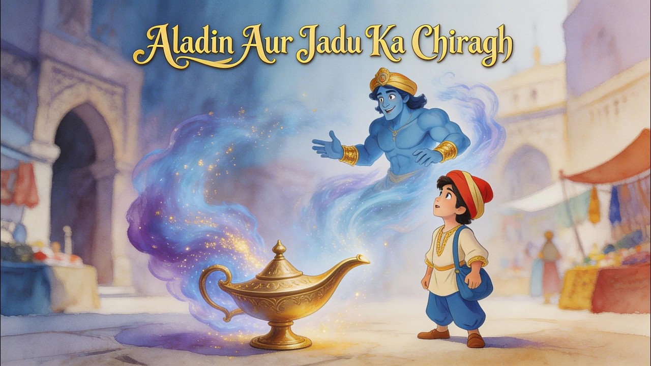 Aladin Aur Jadu Ka Chiragh | Khaufnaak Jin Ki Asli Kahani | Full Story in Urdu