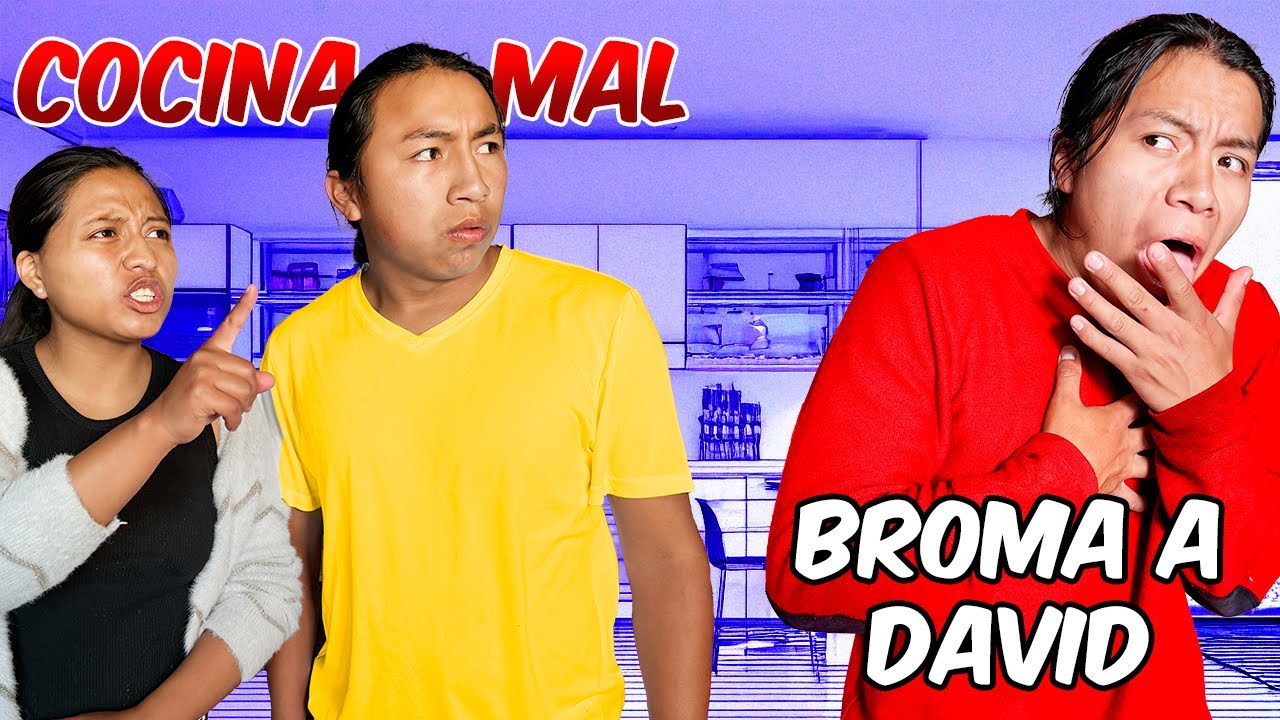 NO ME GUSTO LA COMIDA QUE MI CUÑADA ARACELII COCINO (broma a DAVID)