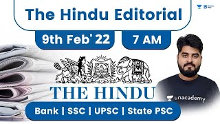 The Hindu Newspaper Editorial Analysis | 9th February 2022 | By Vishal Parihar