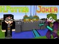 Joker Minecraft'ta Harry Potter'ı Buldu Harry Potter'ın Şatosu Çizgi Film Gibi