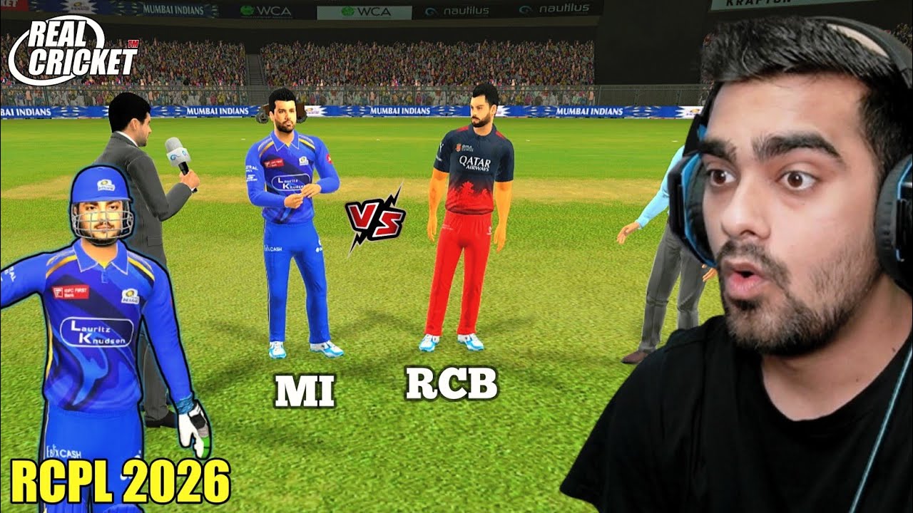 I.Kishan 100* IPL Auction 2026! RCB Vs MI Real Cricket (Hardcore Mode ...