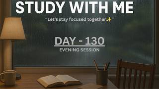 📚 Study With Me | CA Final Preparation (Day 130) | Timer ⏱ #studywithme