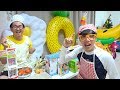 보람이의 콩순이 카페놀이 장난감 놀이 Boram Swimming Pool Water Slide & Ice Cream Toys Pool Party