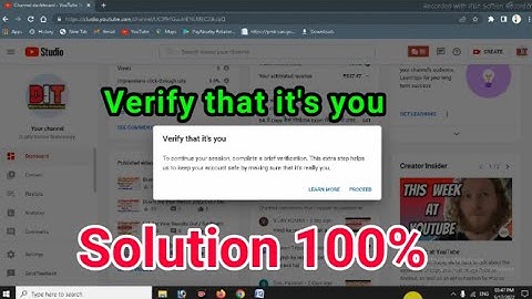Verify that it