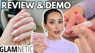 GLAMNETIC NAILS REVIEW &amp; DEMO! Are they the best press on nails?