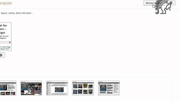 How to upload or install custom XML template to blogger.avi