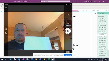 Inserting a picture in OneNote with Computer Camera