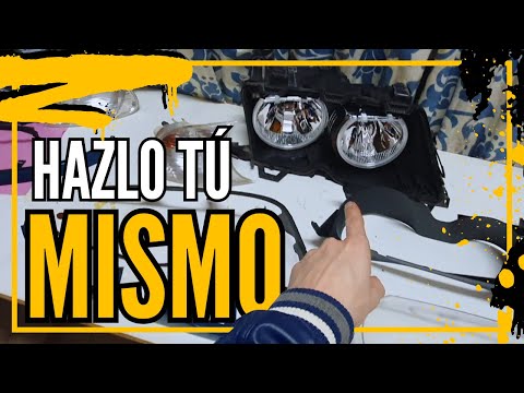 ?como DESMONTAR los FAROS del coche | RESTAURAR focos ( PASO A PASO ) | BMW E46 #8