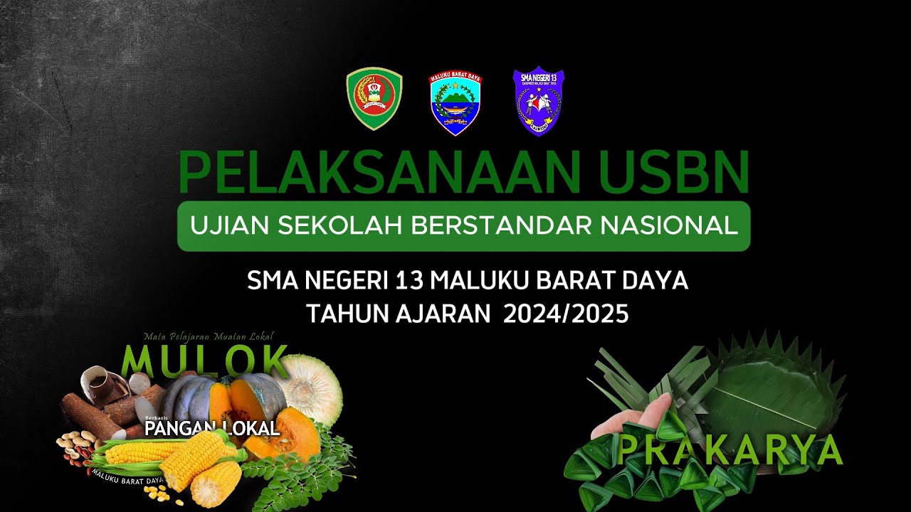 USBN 2025 - SMAN 13 MBD | Mulok dan Prakarya | 