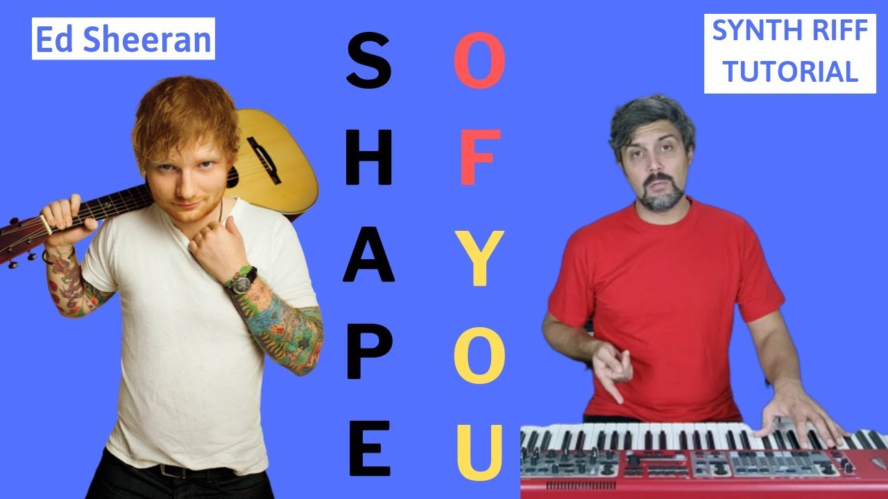 Shape of you (Ed Sheeran) TASTIERA RIFF TUTORIAL - YouTube