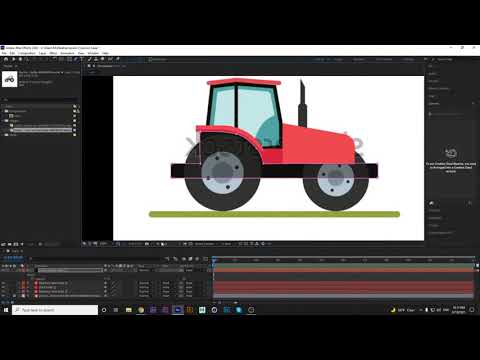 AE Lesson 2/ AE interface/ Solid system/ Creating complicated animation
