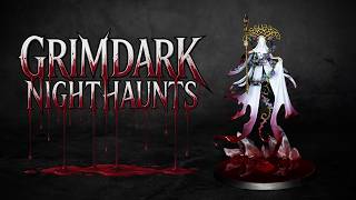 How to Paint Grimdark Bloody NIghthaunts - Lady Olynder, Mortarch of Grief