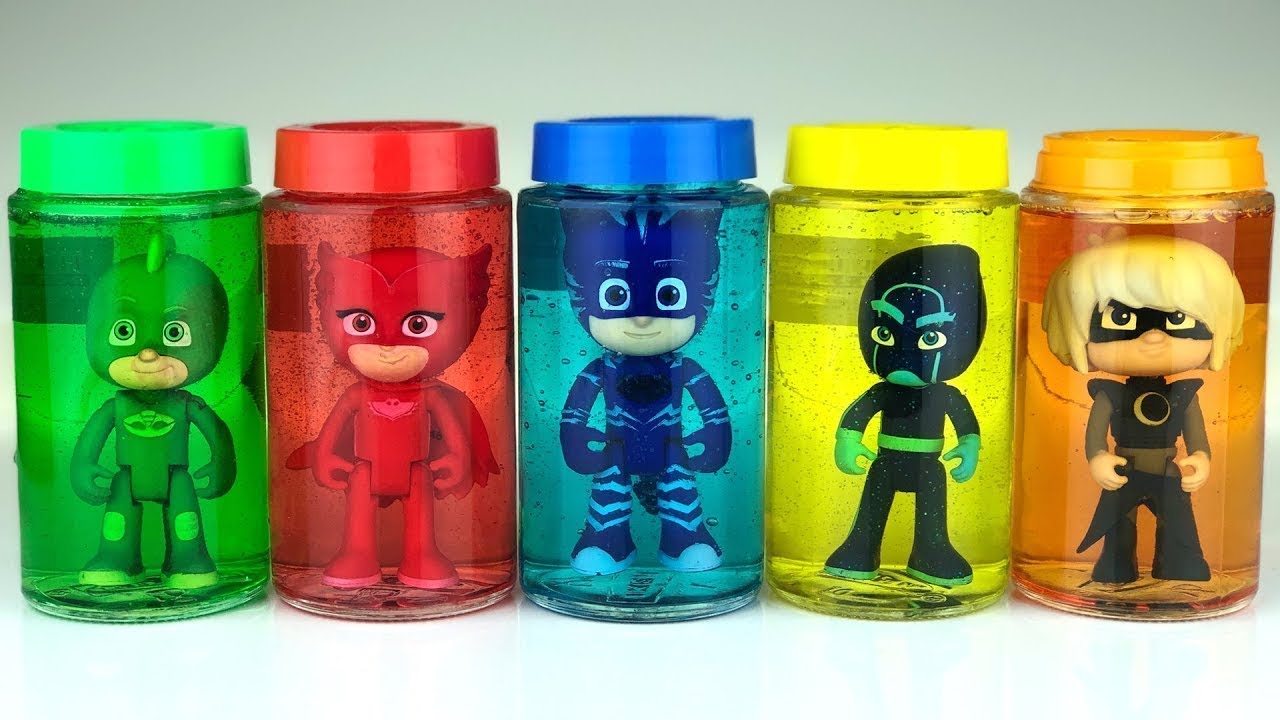 PJ Masks Learning Video Pj Masks Toys and Bathtubs, Pj Masks Toys and