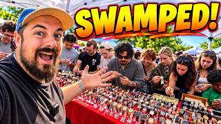 I Got SWAMPED Selling Vintage Watches at This Vintage Market!
