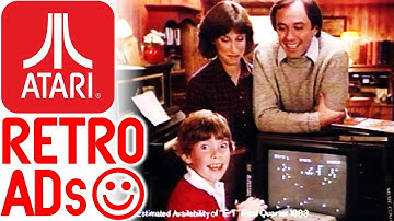 Retro Atari Commercials Atari 400 800 Home Computers Centipede "Two Families"
