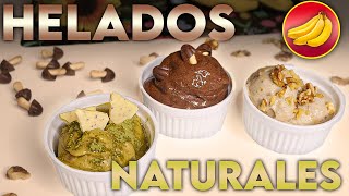 HELADOS NATURALES  sin azúcar en pocos minutos｜Postre casero