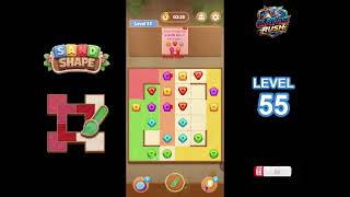 Sand Shape Level 55 Walkthrough – Complete Solution