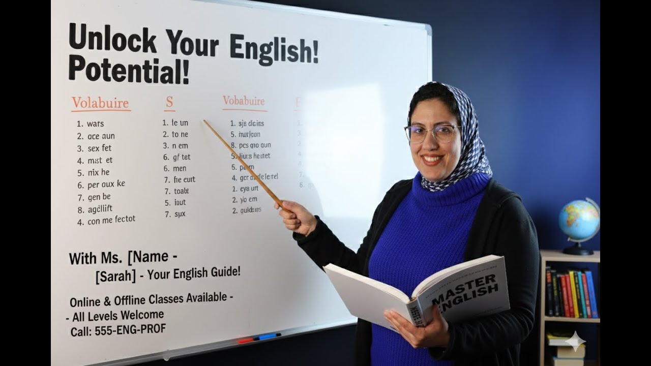 اللغة الانجليزية لطلاب المعهد الفني سنة اولى الدرس الاول || استاذة مريم الكسار ||