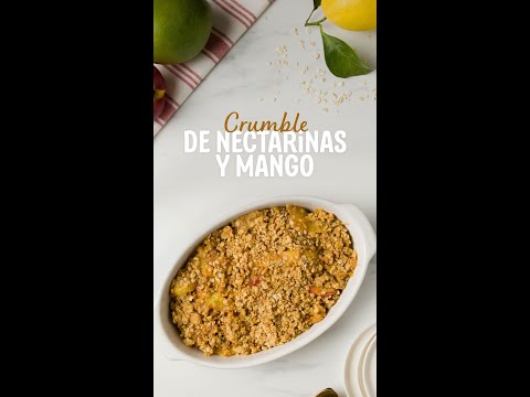 Prepara este delicioso crumble aprovechando las frutas maduras que tengas en casa