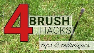 Painting Hacks :: Paintbrush Techniques