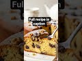 “Vanilla choco chip walnut cake simple, soulful, irresistible.”
