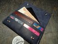 Кошелек из кожи. Leather wallet hand made