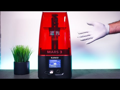 Elegoo Mars 3 - 4K 3D Printer - Unbox & Setup