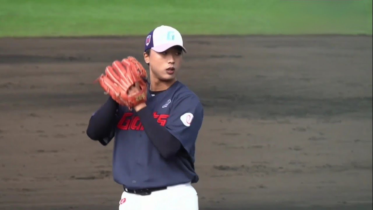 신인 박정민 치바 롯데전 투구