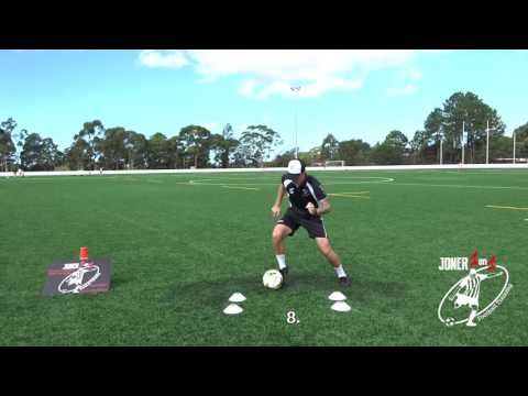 INSANE 4 cone drills. Amazing skill & Quick Feet. - Joner Football