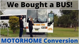 Travel Hugs - Converting a bus into a MOTORHOME - We bought a BUS!! S1 E1