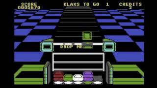 Klax - C64 - Gameplay Vid